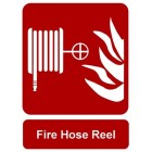 Fire Hose Reel Sign (150mm x 200mm) Photoluminescent